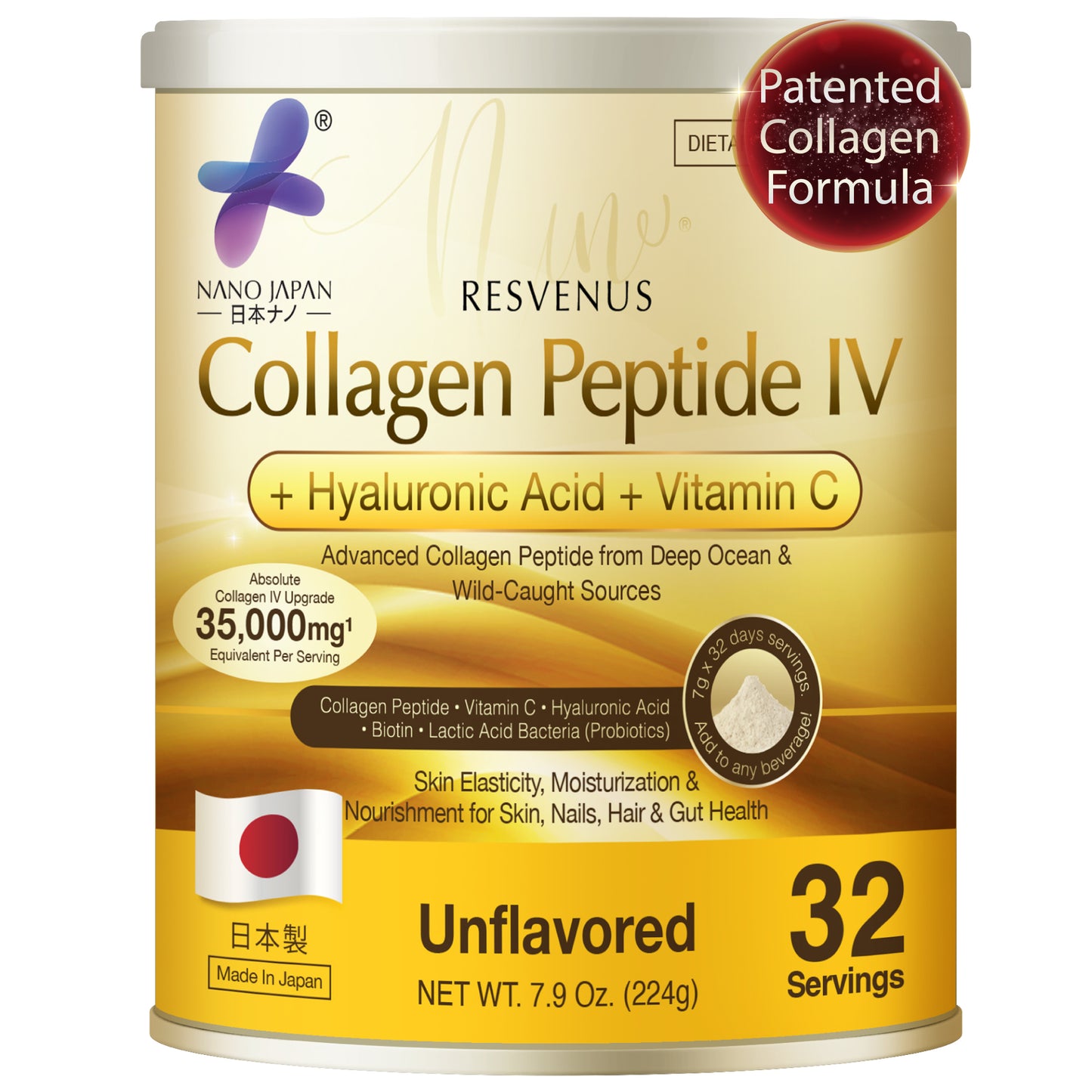 Nano Collagen Peptide IV (Deep Ocean Salmon Placental Protein)